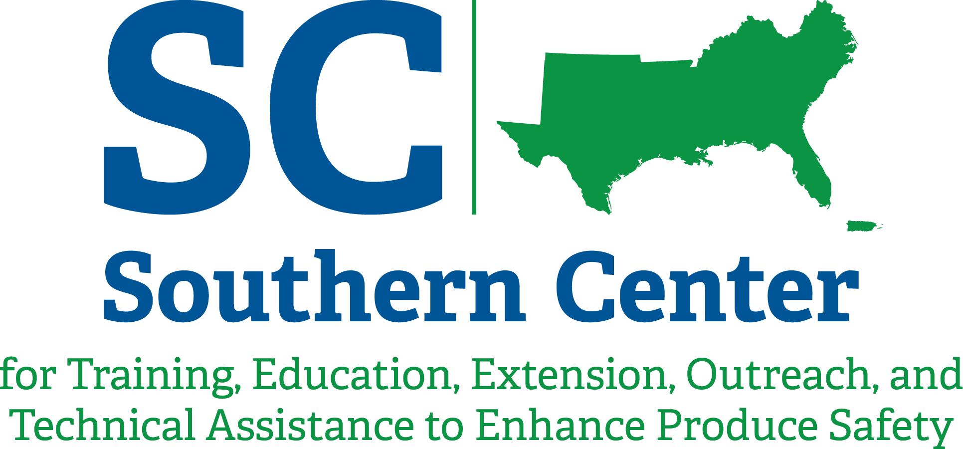 Logo: Southern Center for Training, Education, Extension Outreach, and Technical Assistance to Enhance Produce Safety